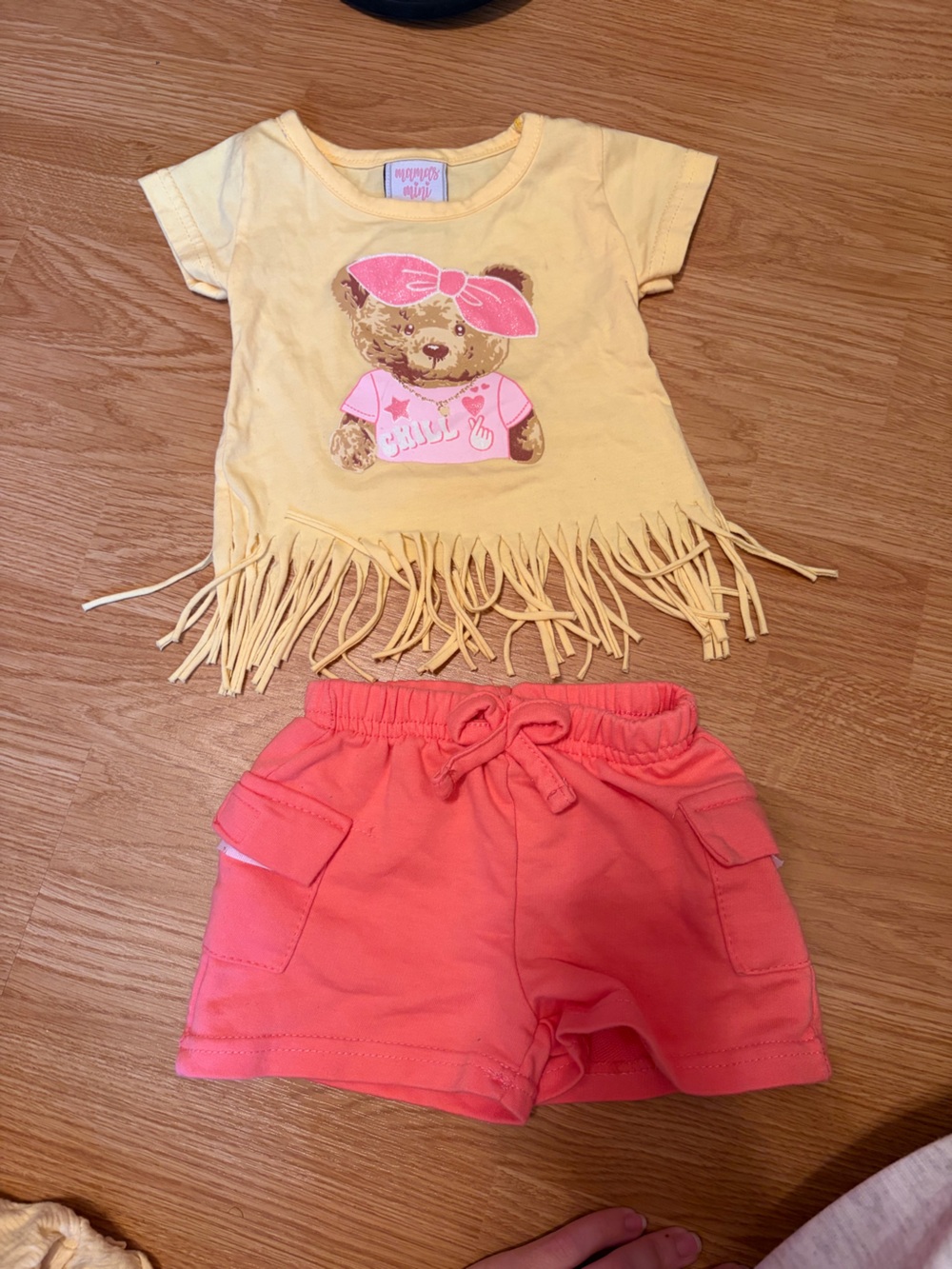Girls Coral Pink Elastic Waist Shorts - Kids Bottoms